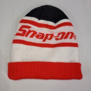 Snap-On Tools Toque Vintage Winter Hat Beanie Ski Knit Hat